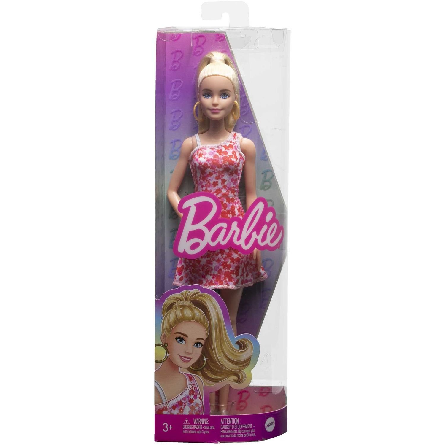 Лялька Barbie Модниця у сарафані в квітковий принт, 30 см (HJT02) - фото 4