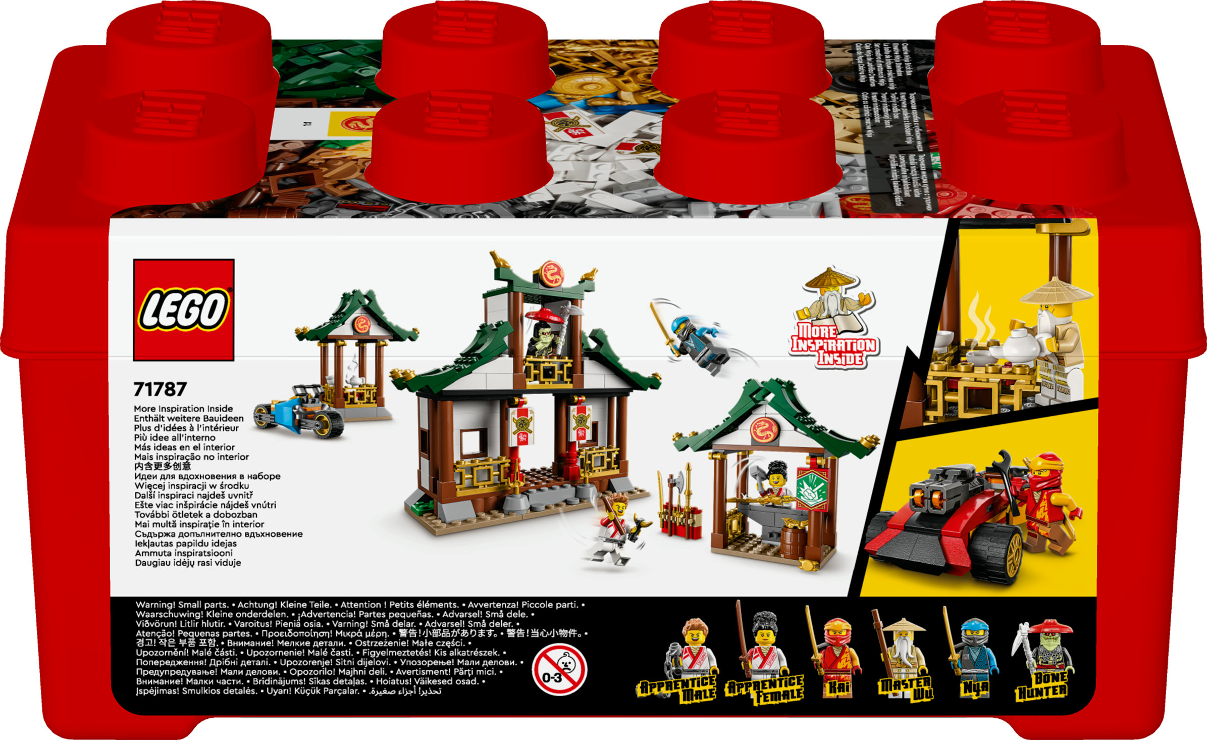 Конструктор LEGO Ninjago Ніндзя Коробка з кубиками для творчості, 530 деталей (71787) - фото 9