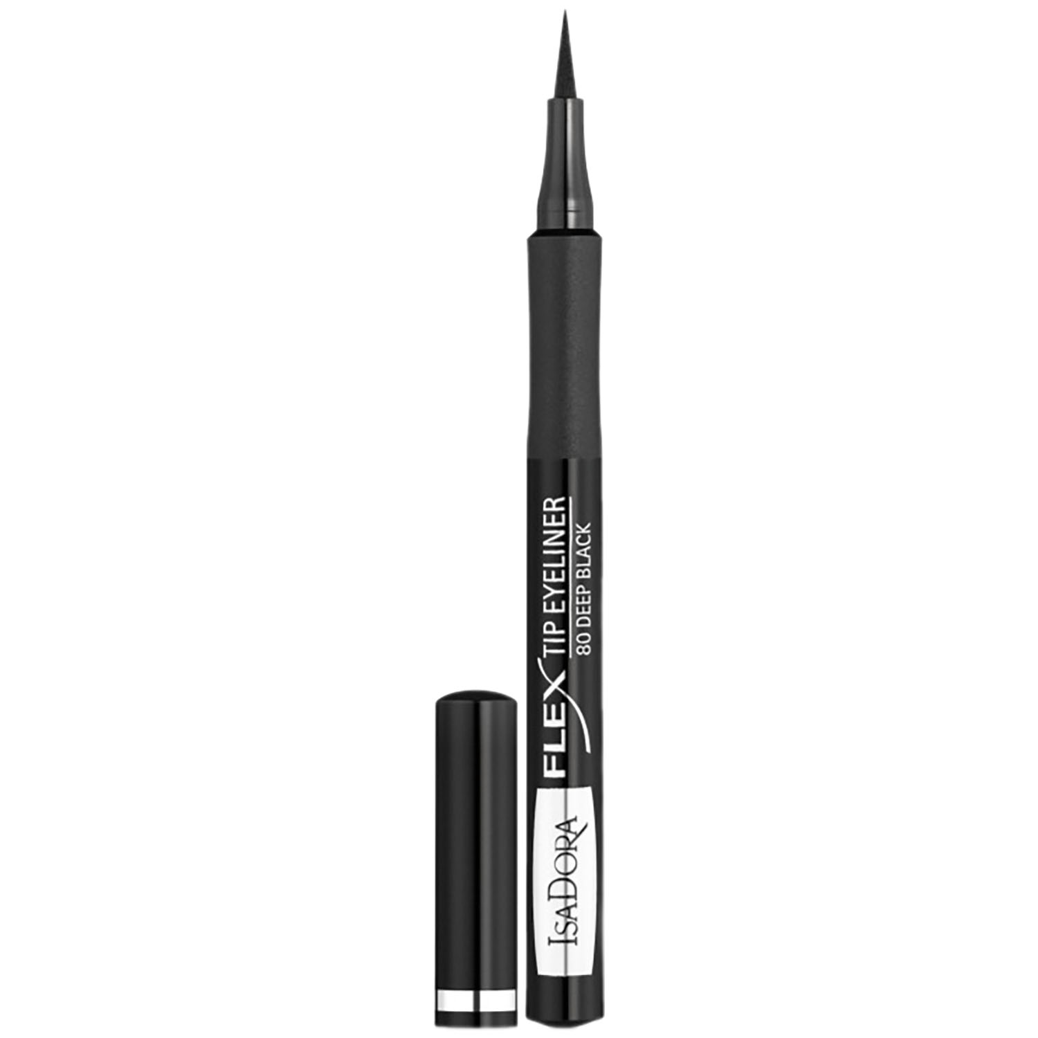 Подводка для глаз IsaDora Flex Tip Eyeliner Deep Black оттенок 80, 1 мл (492703) - фото 1