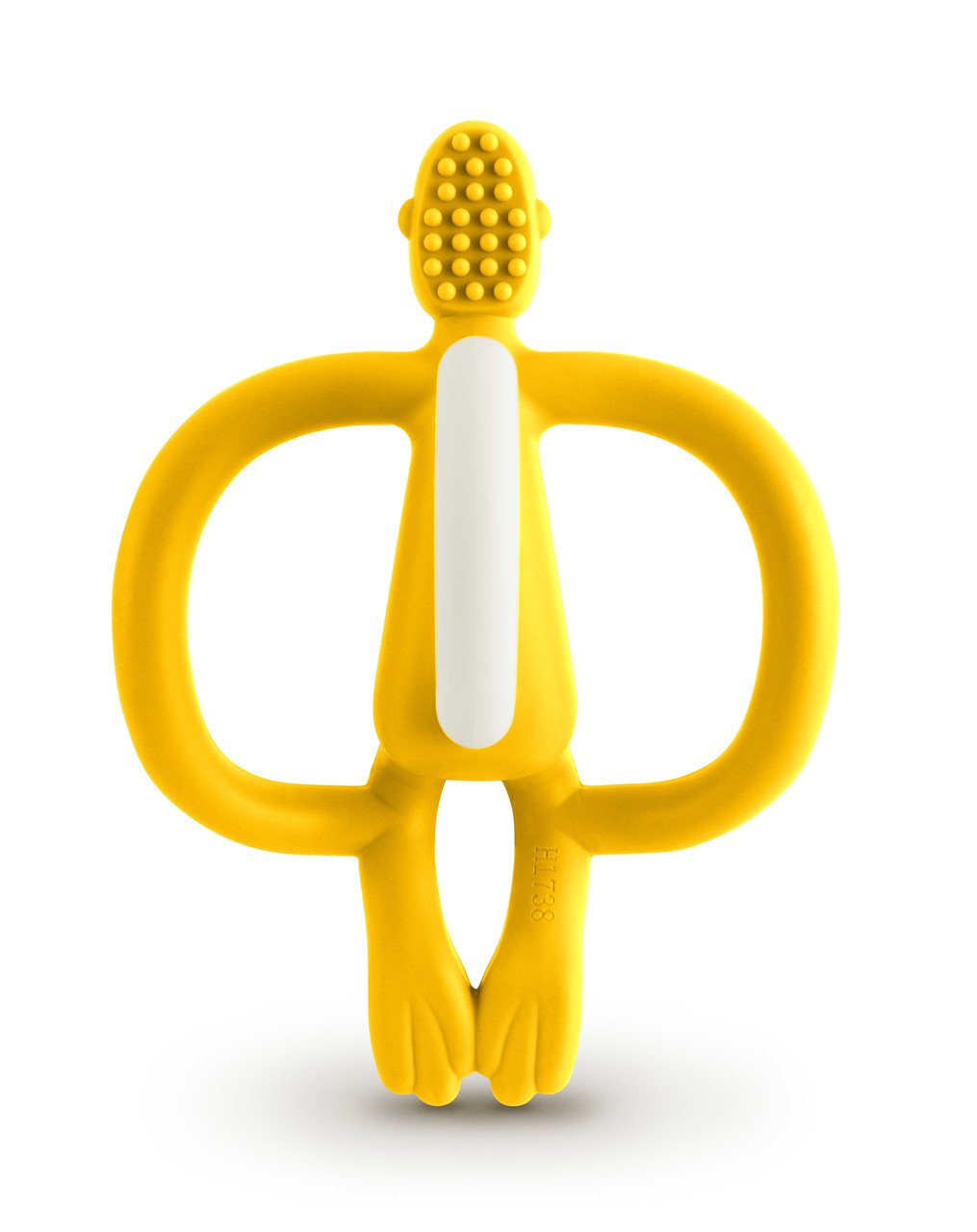 Іграшка-прорізувач Matchstick Monkey Мавпочка, 10,5 см, жовта (MM-T-006) - фото 3