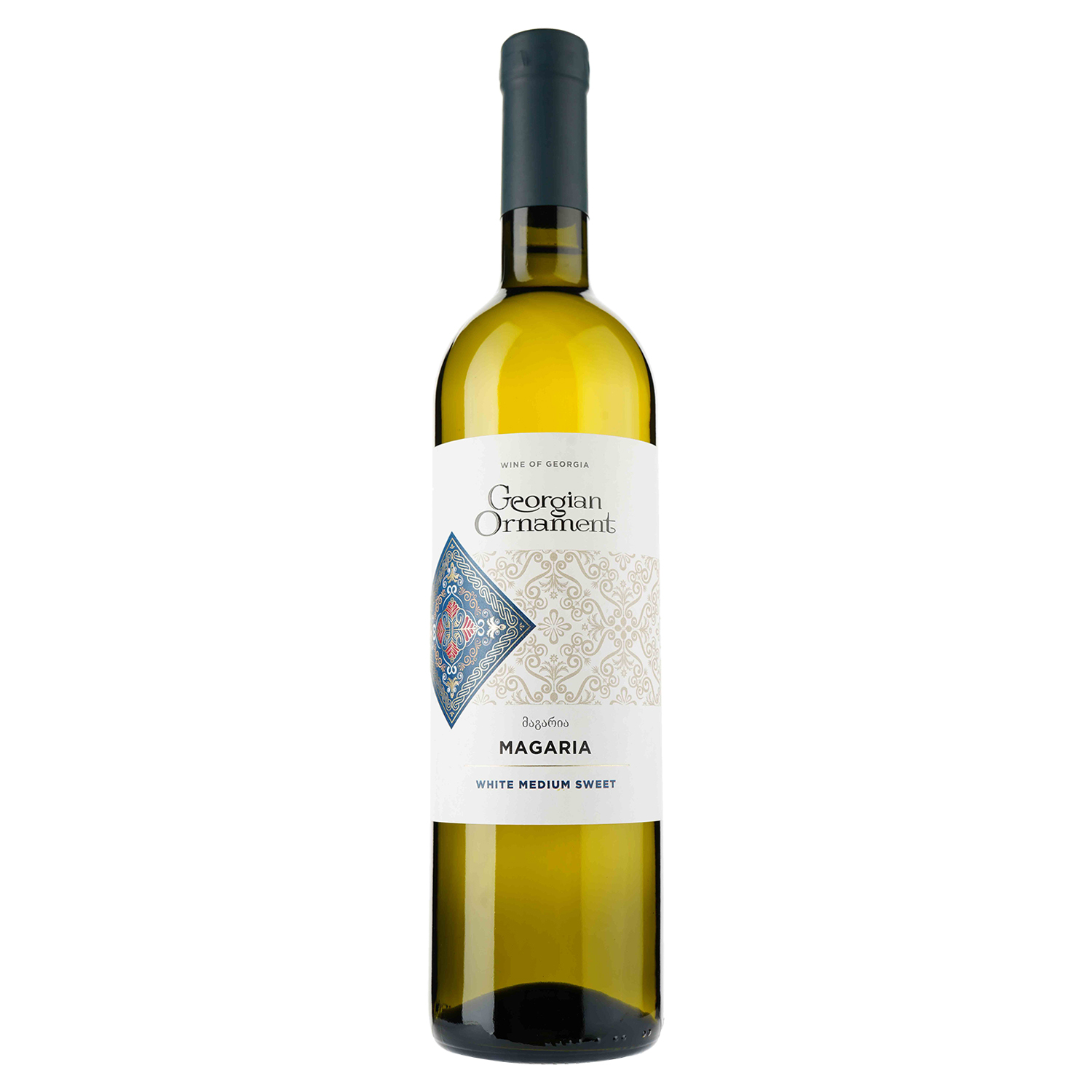 Вино Georgian Ornament Magaria White, біле напівсолодке, 11%, 0,75 л (779990) - фото 1