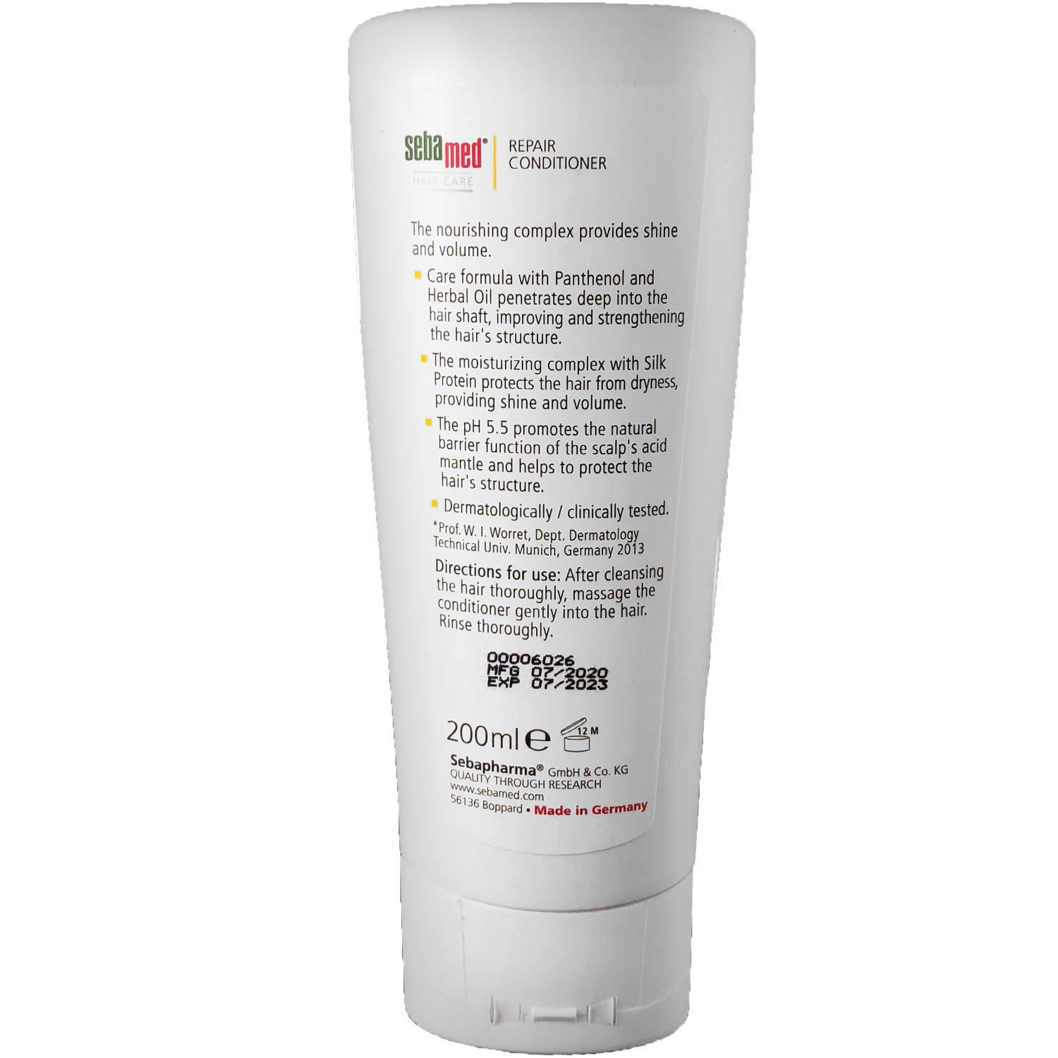 Кондиціонер для волосся Sebamed Hair Care, відновлюючий, 200 мл - фото 2