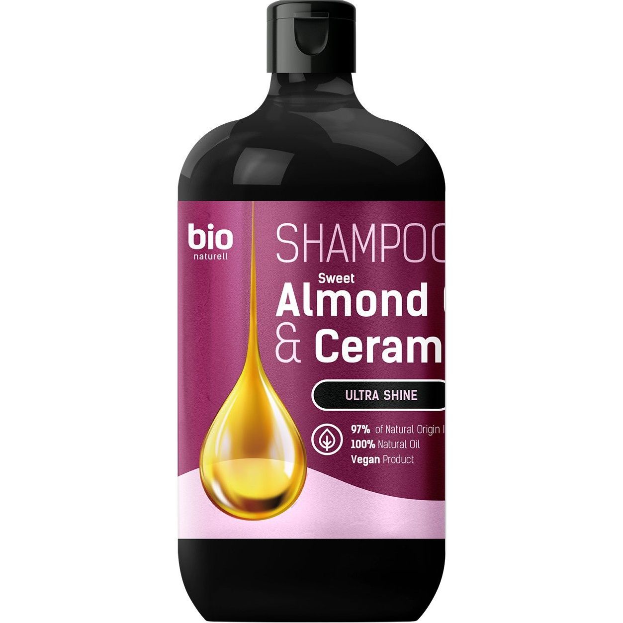 Шампунь Bio Naturell Sweet Almond Oil & Ceramides Ультраблеск, 946 мл - фото 1