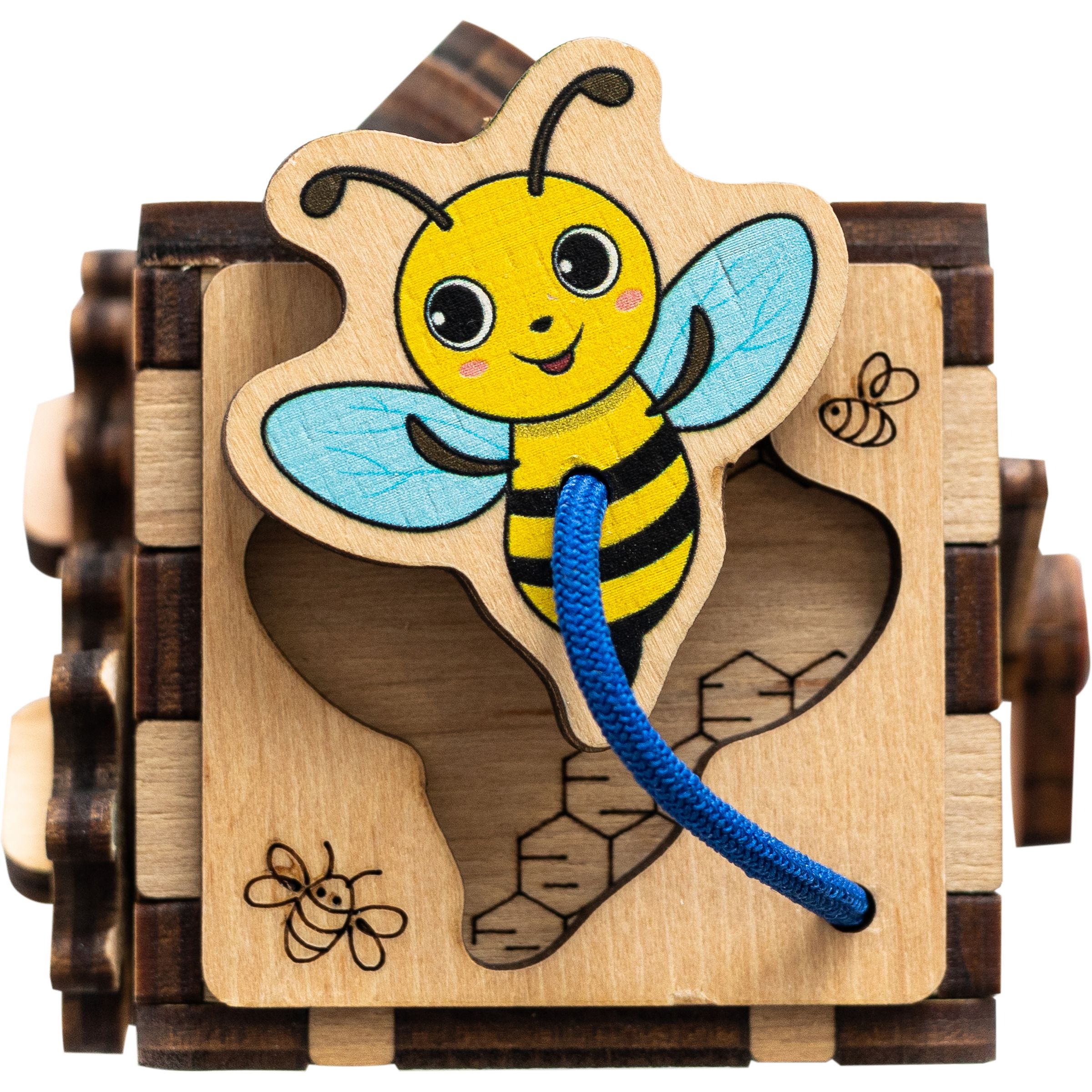 Бизикубик GoodPlay Пчелка 5х5х5 см (К114) - фото 4