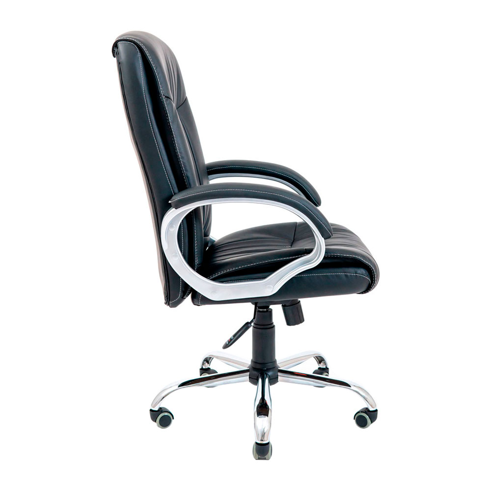 Кресло офисное Richman Франкфурт Ю Хром M-1 Tilt черный (RCM-1131) - фото 3