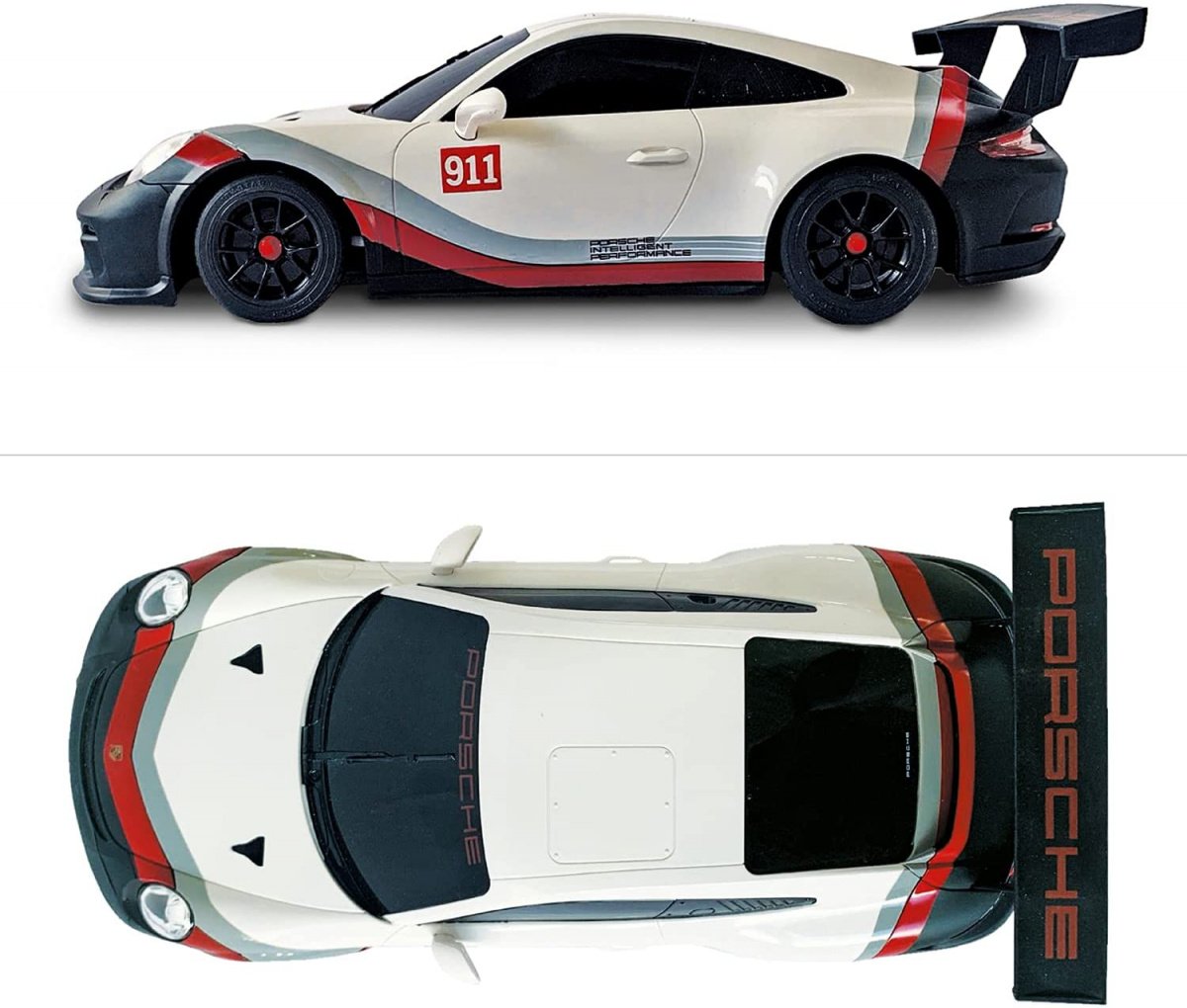 Автомодель на радиоуправлении Mondo Porsche 911 Gt3 Cup 2020 R/C 1:18 белый (63535) - фото 6