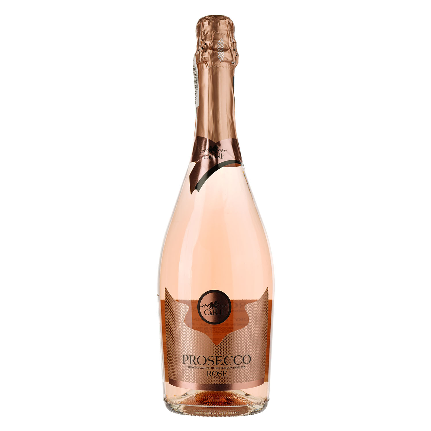 Вино игристое Ca' Belli Prosecco Rose Extra Dry Veneto, розовое, экстра-сухое, 0,75 л - фото 1