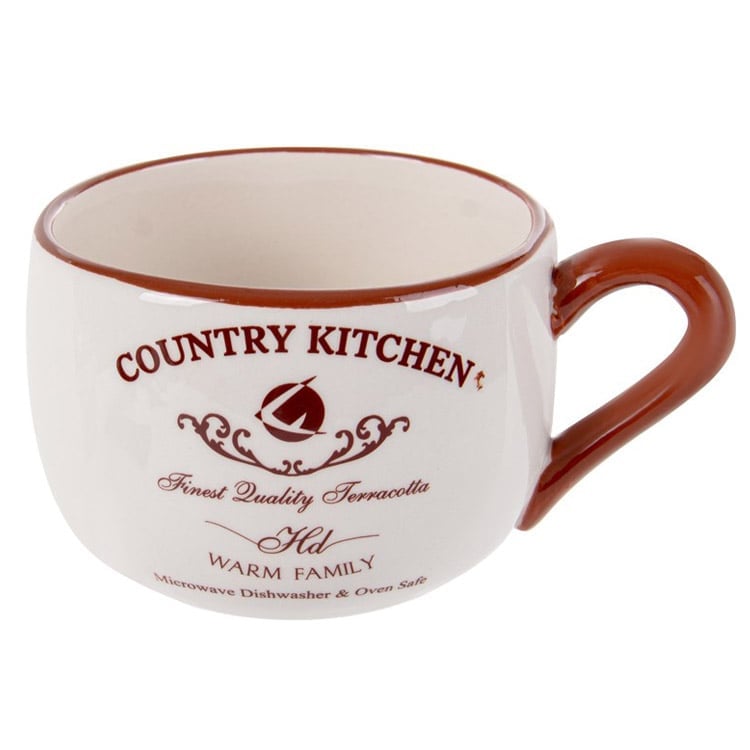 Фото - Кухоль Lefard Чашка  Country Kitchen, 400 мл, коричневий  (940-295)