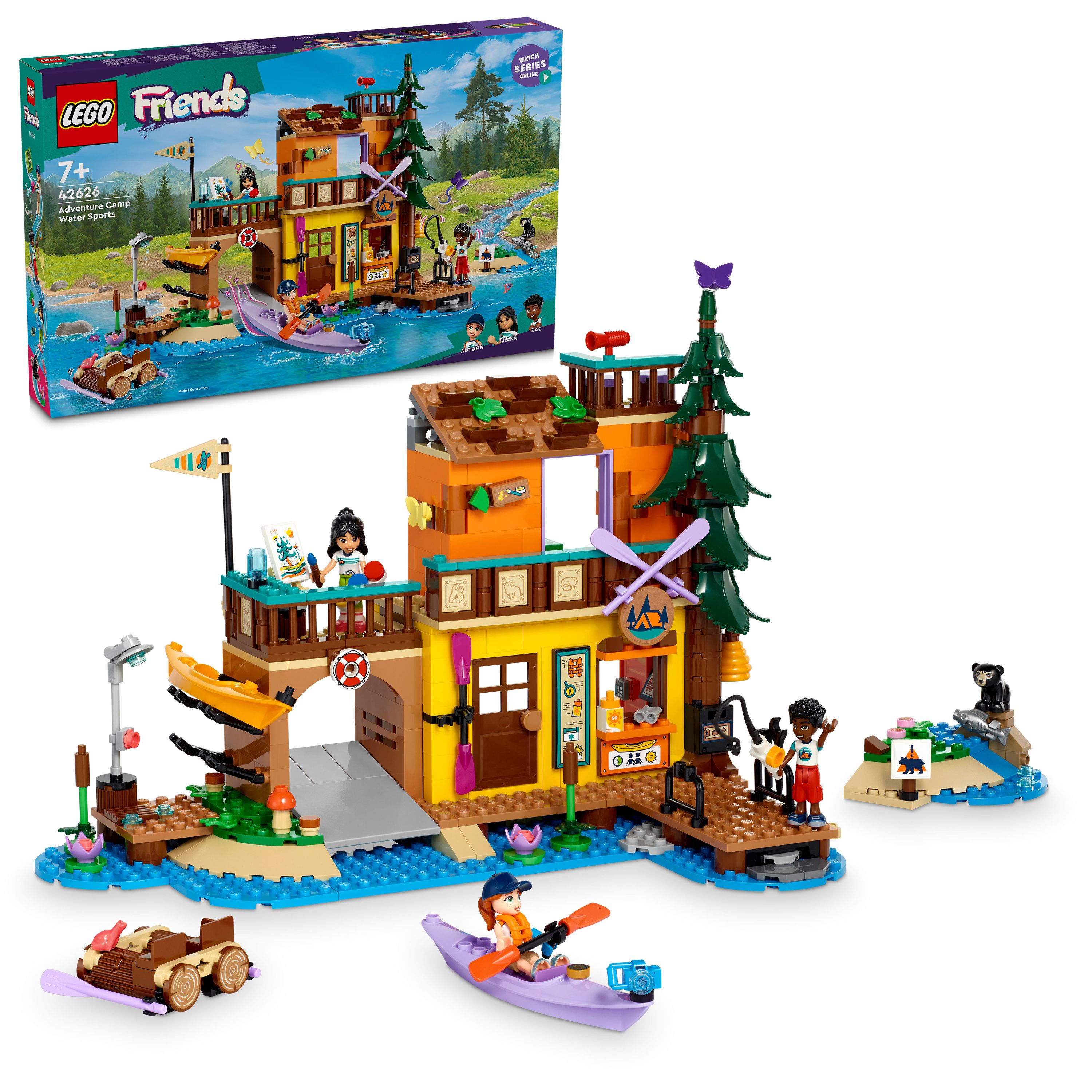 Конструктор LEGO Friends Водні види спорту в таборі пригод 628 деталей (42626) - фото 3