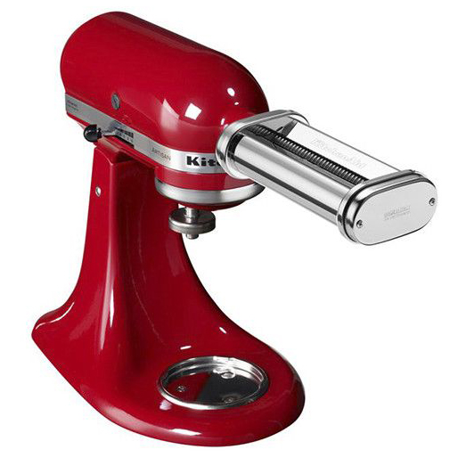 Набор из 3 насадок KitchenAid для раскатывания теста, спагетти, фетучини цвет нержавеющая сталь (5KSMPRA) - фото 5