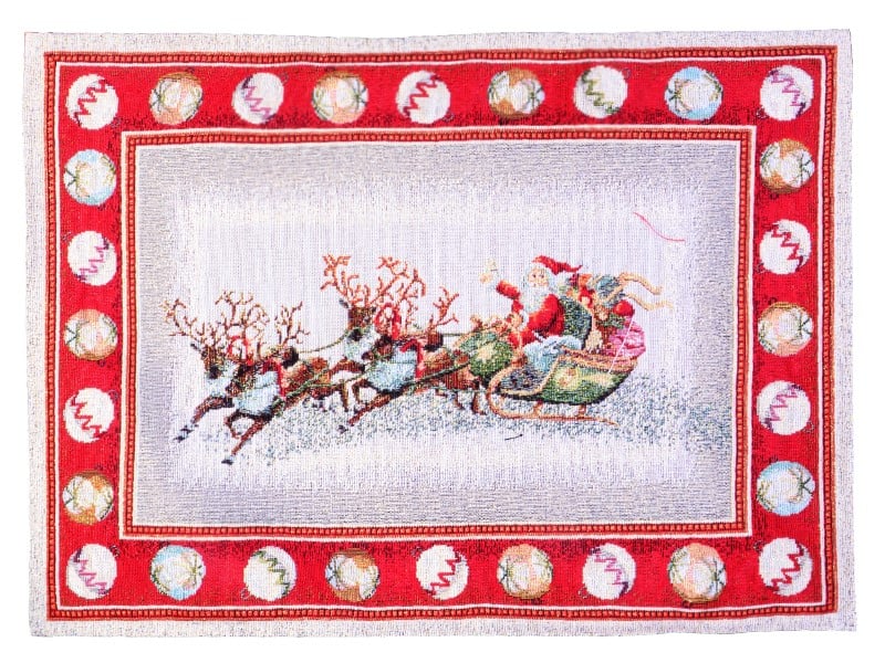 Серветка Lefard гобеленова новорічна з люрексом, 35х45 см (716-006) - фото 1
