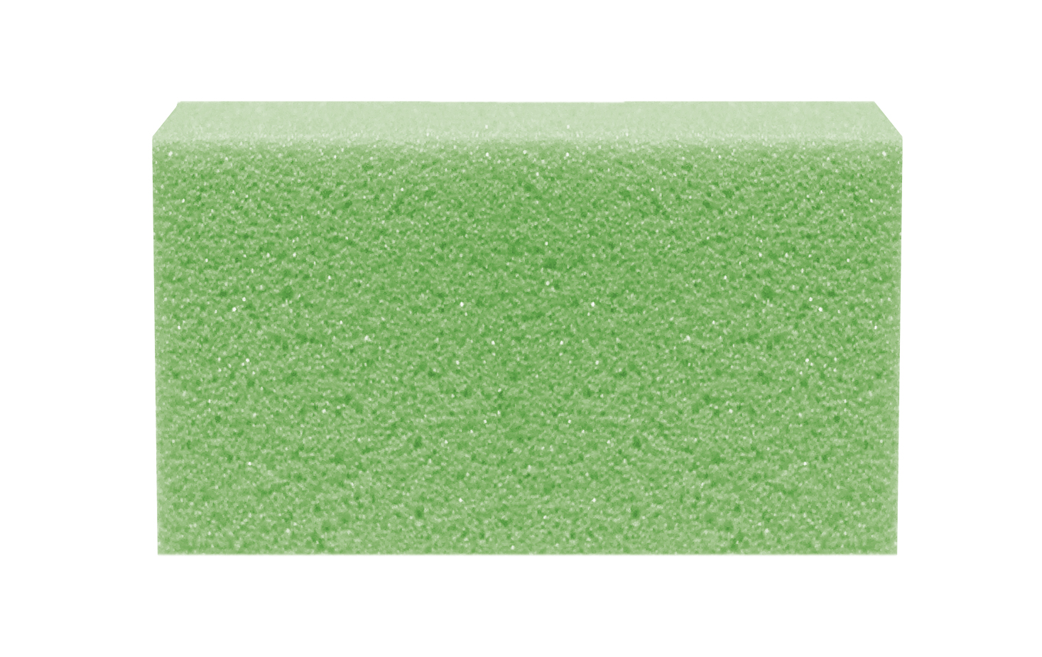 Пемза педикюрная маленькая Titania, 6х3,5х2,5 см, зеленый (3000-1 зел) - фото 1