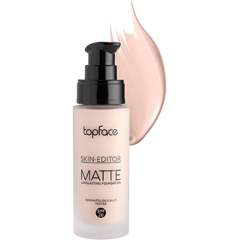 Тональная основа TopFace Skin Editor Matte Longlasting Foundation PT465 тон 001, 32 мл - фото 2