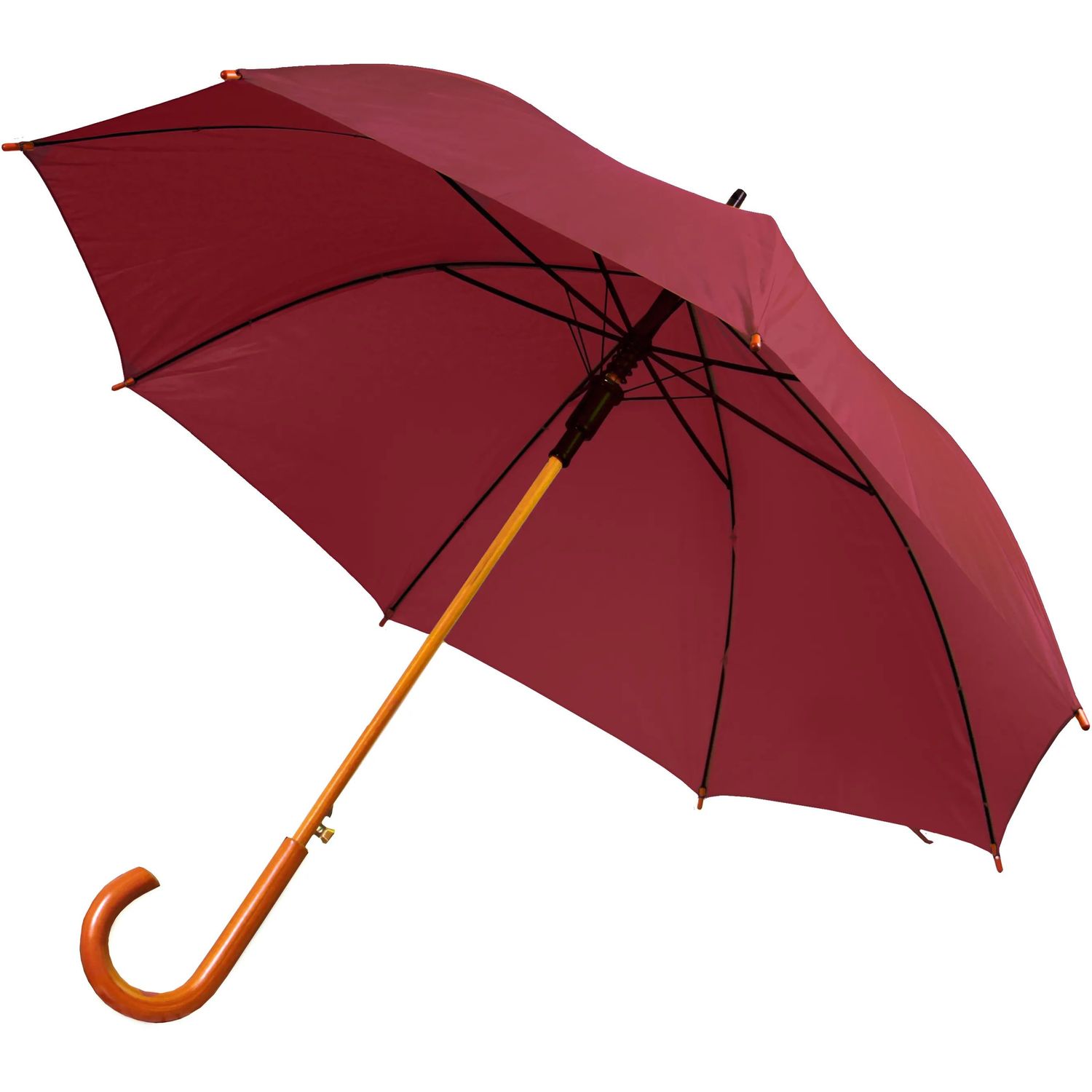 Зонт-трость Bergamo Toprain, бордовый (4513102) - фото 1