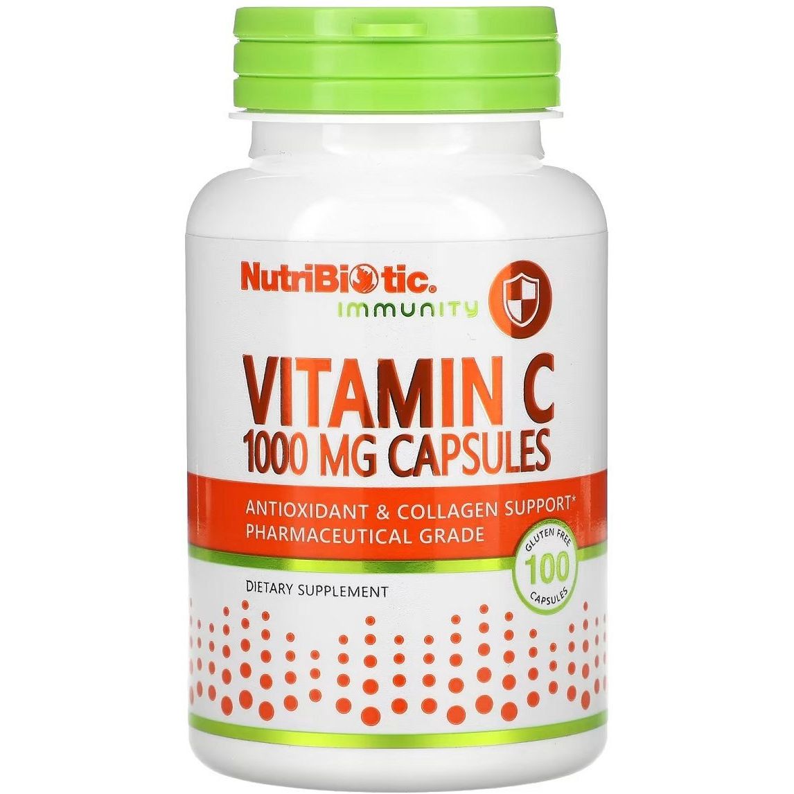 Витамин C NutriBiotic Vitamin C 1000 мг 100 капсул - фото 1