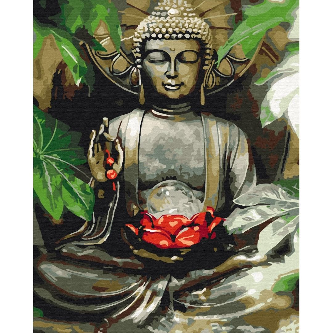 Картина по номерам Баллийський Будда Brushme 40x50 см разноцветная 000221522 - фото 1