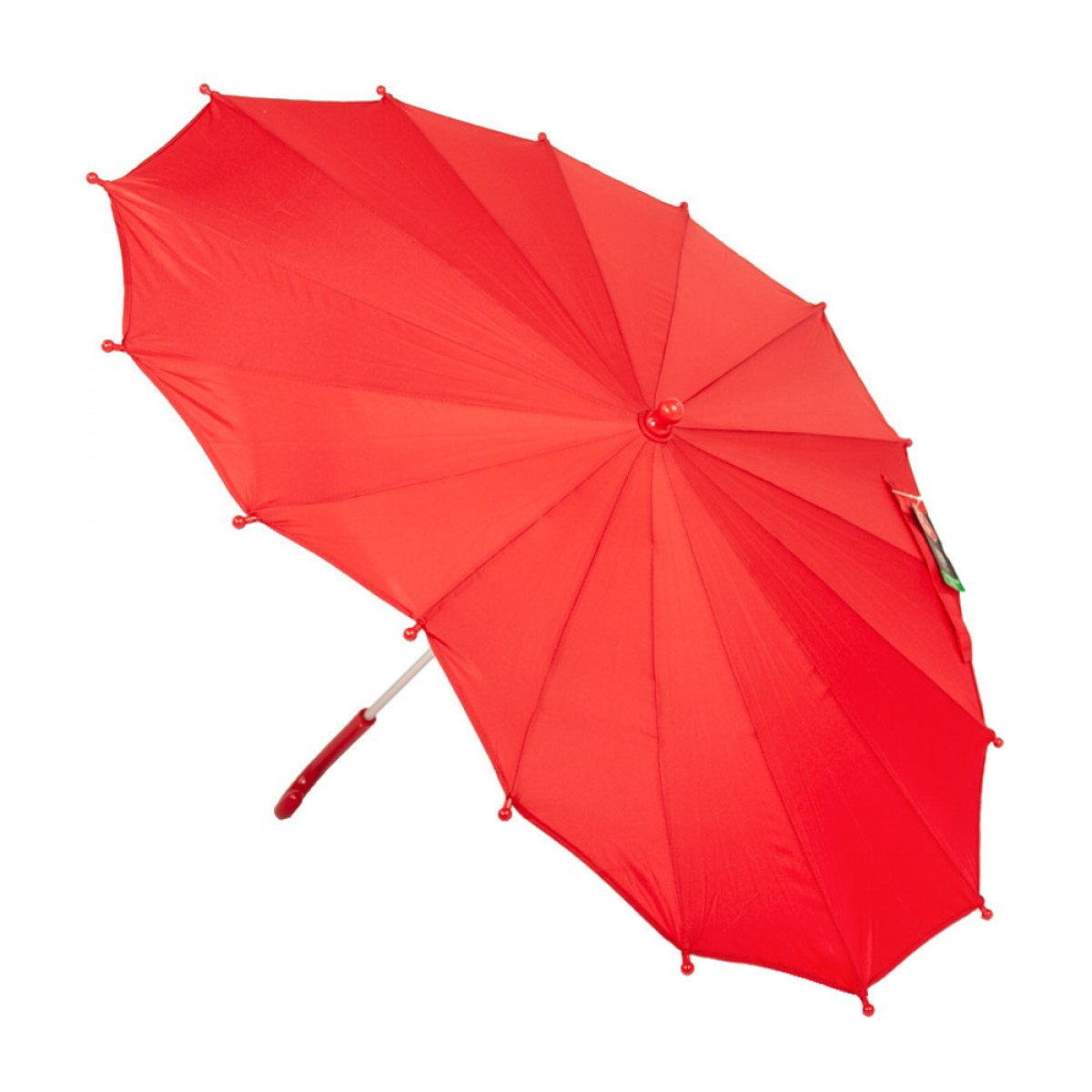 Детский зонт-трость механическая Fulton 80 см красный - фото 2