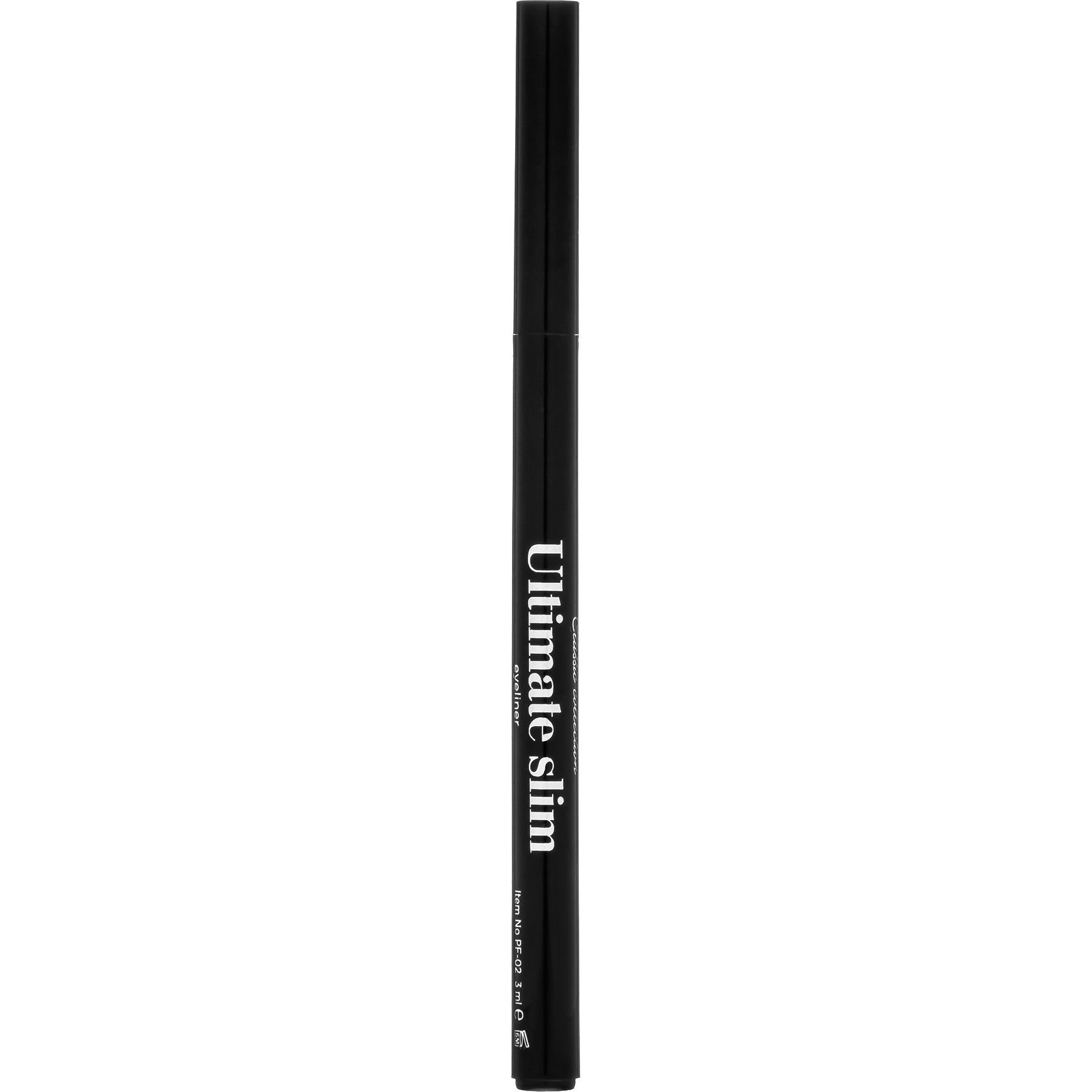 Фломастер для очей Parisa Ultimate Slim Eyeliner PF02, 3 мл - фото 1