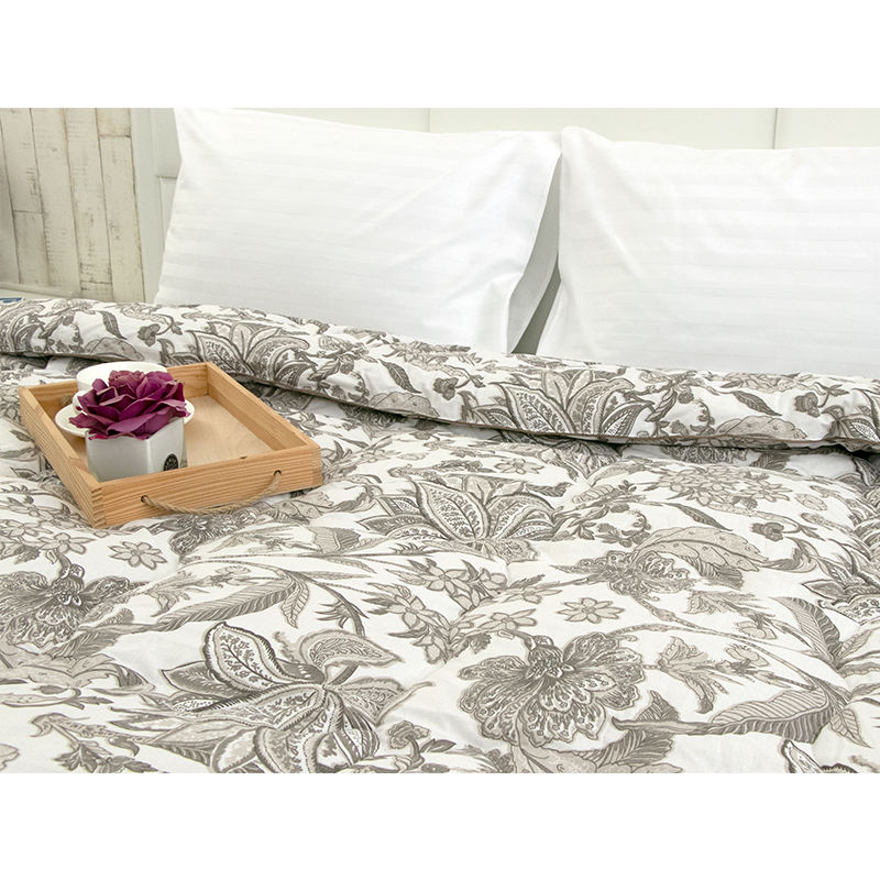 Одеяло шерстяное Руно Luxury, полуторное, бязь, 205х140 см, бежевое (321.02ШУ_Luxury) - фото 7
