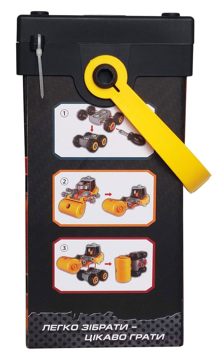 Конструктор Microlab Toys Строительная техника - дорожный каток (MT8909) - фото 4