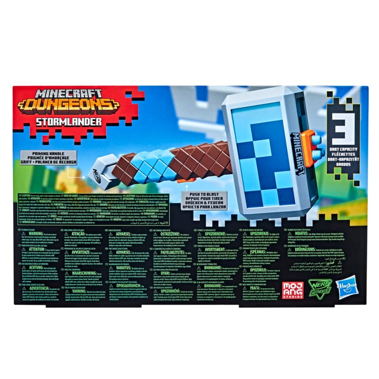 Бластер-молот Hasbro Nerf Minecraft Stormlander, з 3 стрілами (F4416) - фото 6