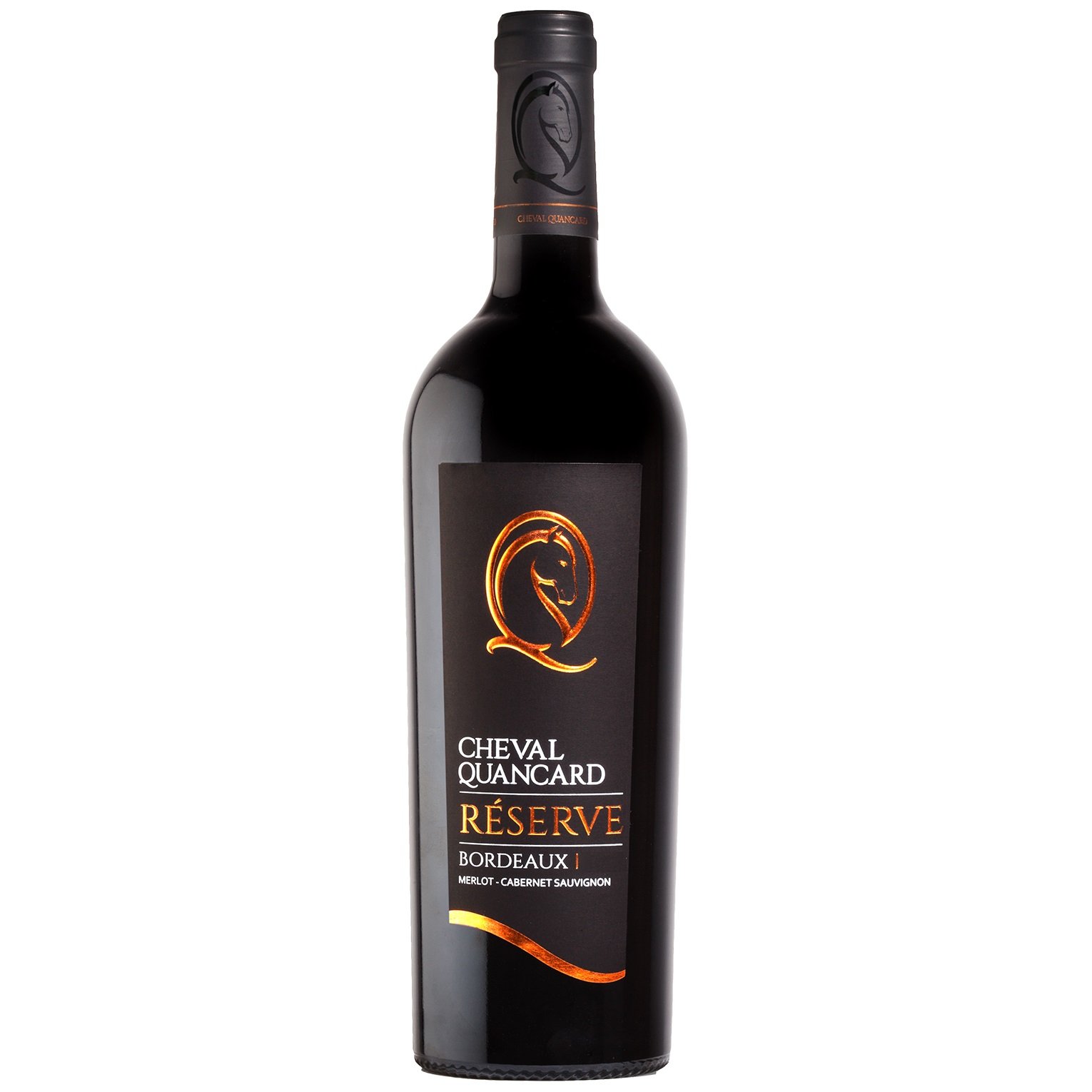 Вино Cheval Quancard Reserve Bordeaux Rouge AOC, червоне, сухе, 11-14,5%, 0,75 л (814478) - фото 1