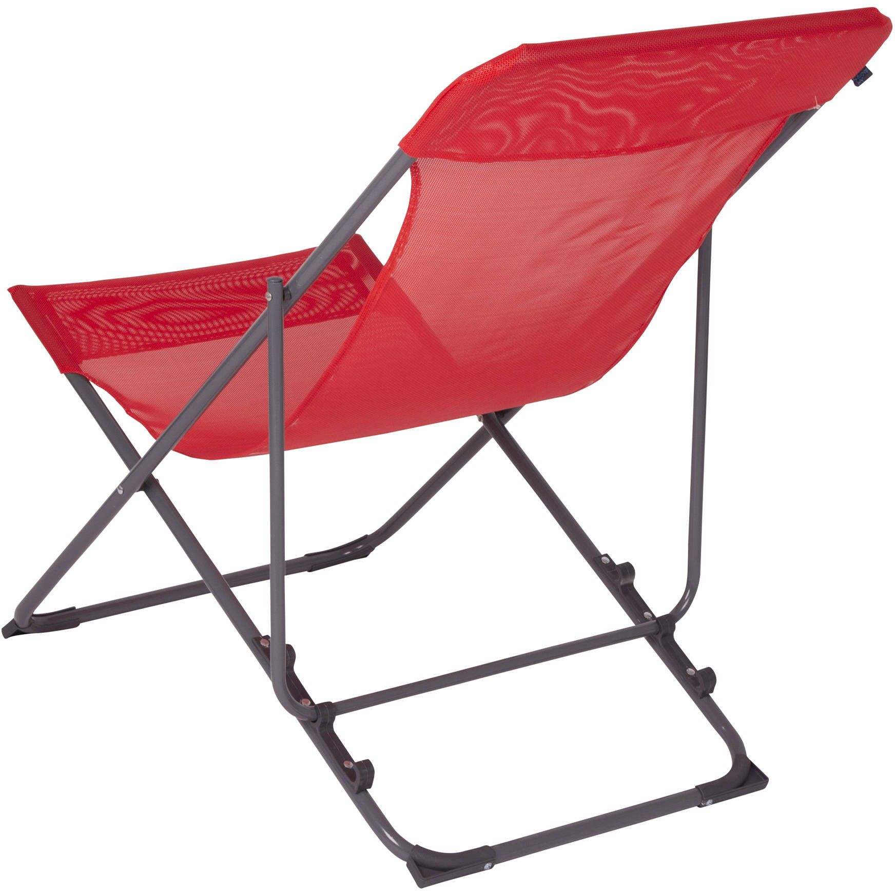 Кресло раскладное Bo-Camp Flat красное (1204686) - фото 2