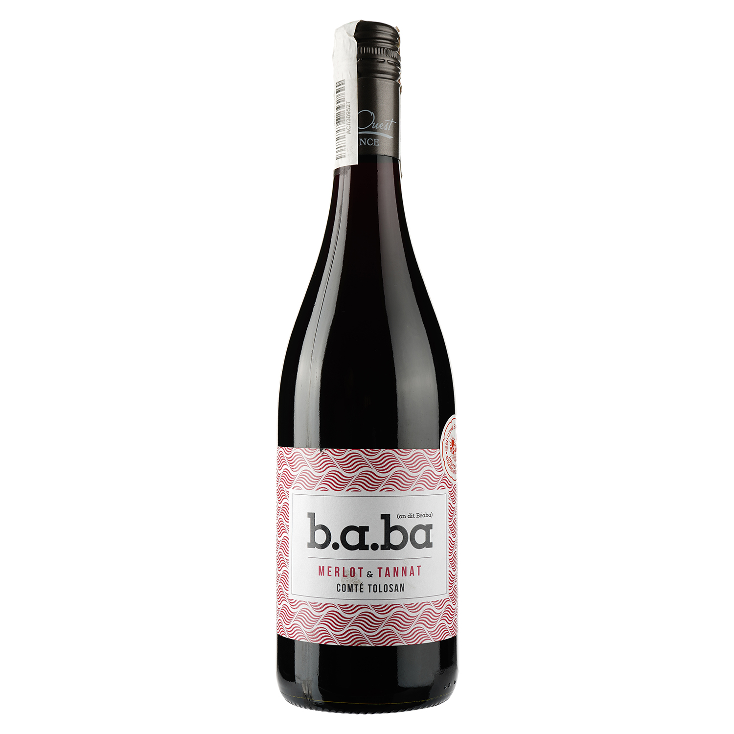Вино b.a.ba IGP Comte Tolosan, червоне, сухе, 14%, 0,75 л - фото 1