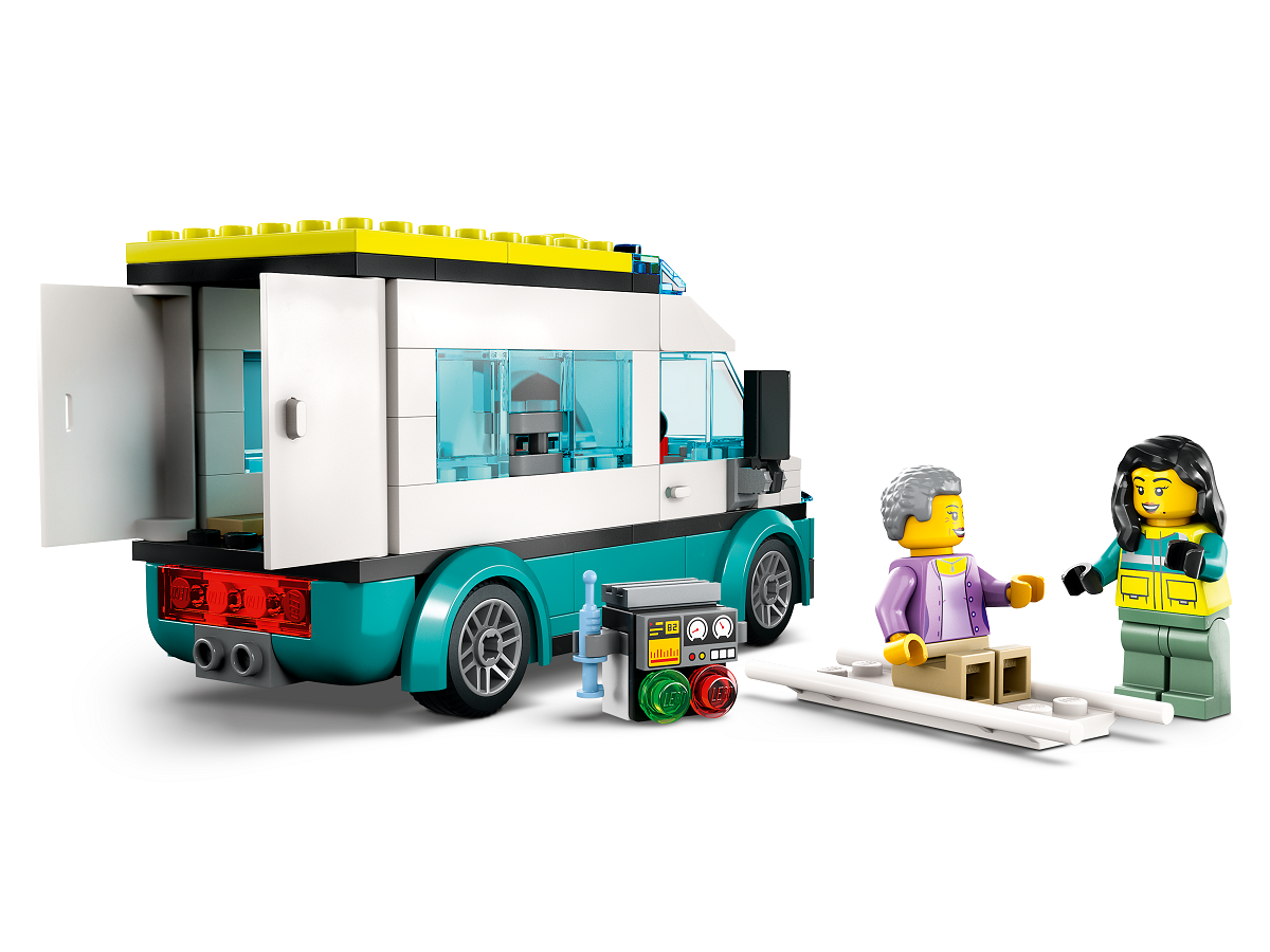 Конструктор LEGO City Центр управління рятувальним транспортом, 706 деталей (60371) - фото 6
