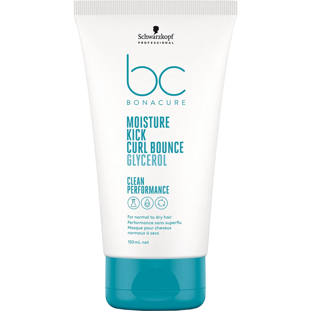 Крем Schwarzkopf Professional BC Bonacure Moisture Kick Curl Bounce Glycerol для увлажнения волнистых и вьющихся волос 150 мл - фото 1