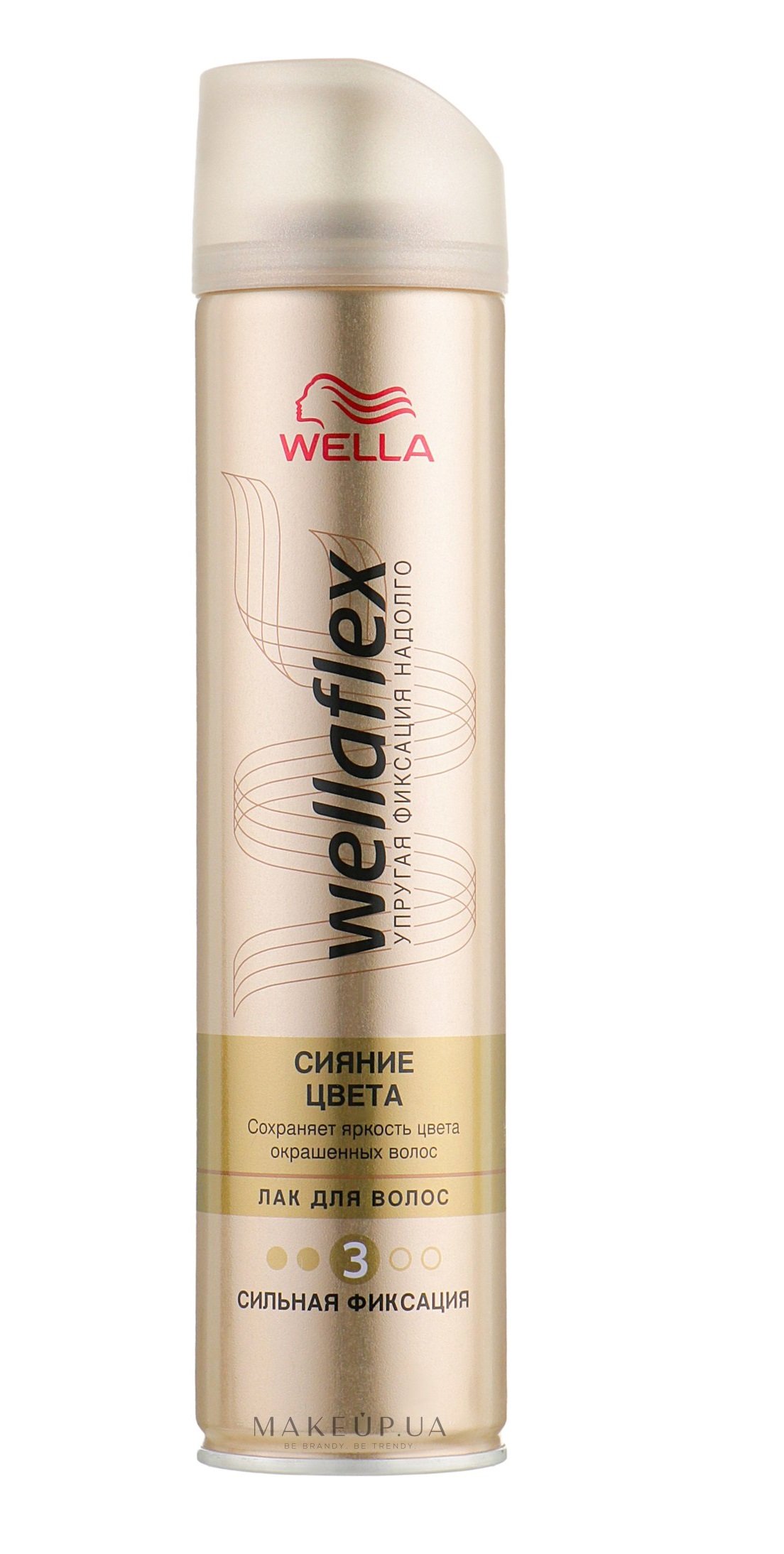 Лак для волос Wellaflex Сияние цвета Сильной фиксации, 250 мл - фото 1