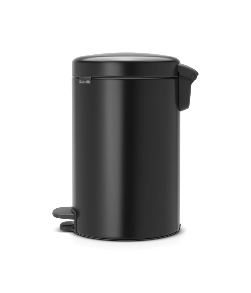 Бак для мусора Brabantia Pedal Bin, черный матовый, 12 л (113741) - фото 2