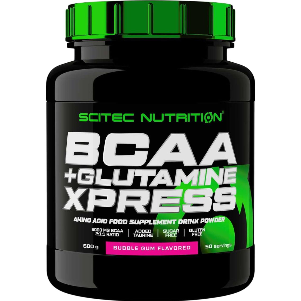 Амінокислоти Scitec Nutrition BCAA+Glutamine Xpress Bubble Gum 600 г - фото 1