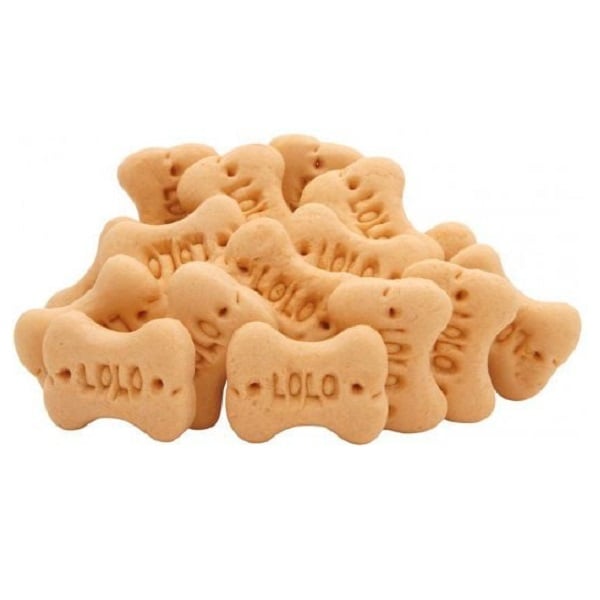 Бисквитное печенье для собак Lolopets банановые косточки S, 3 кг (LO-80956) - фото 1