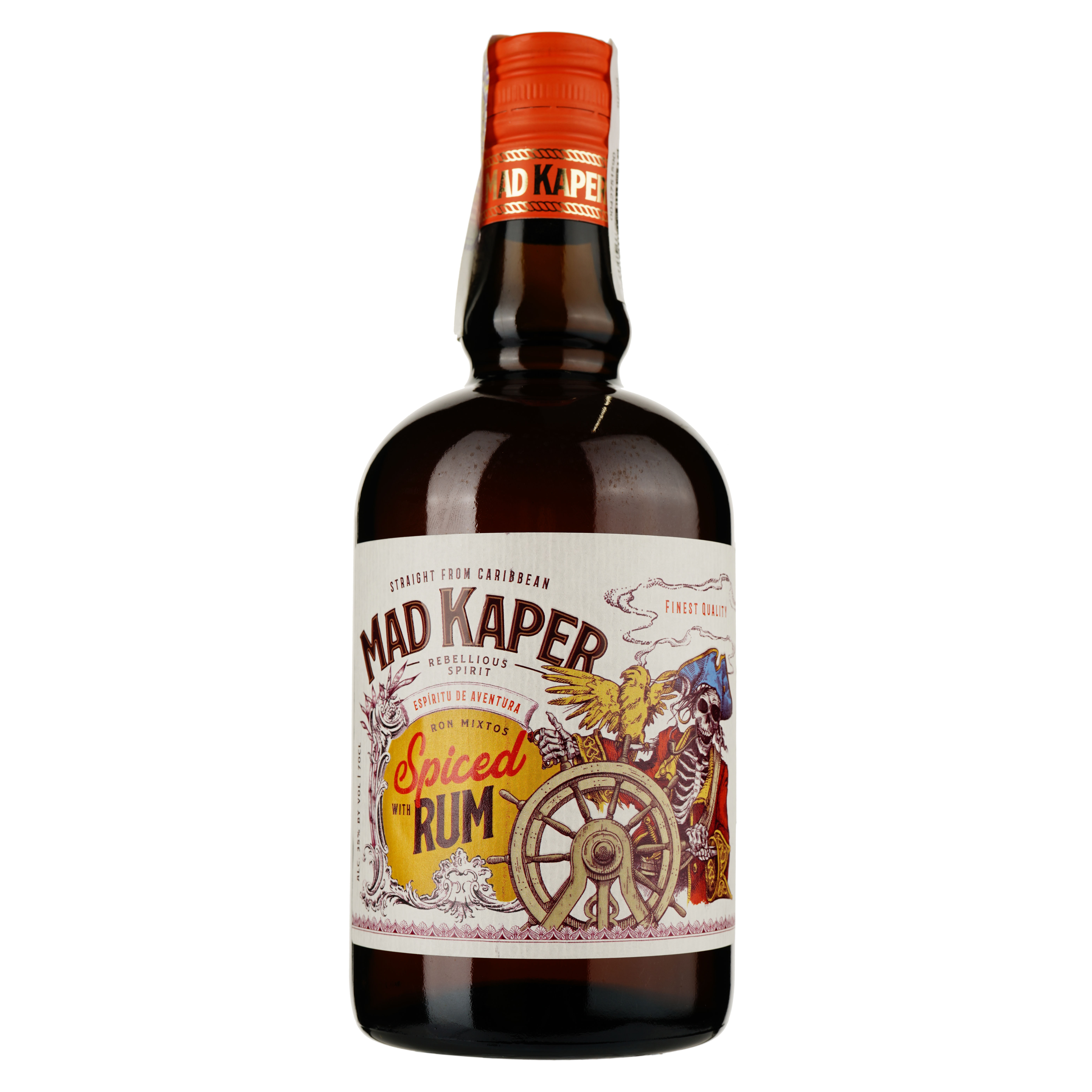 Напиток на основе рома Mad Kaper Rum Spiced, 35%, 0,7 л (877944) - фото 1