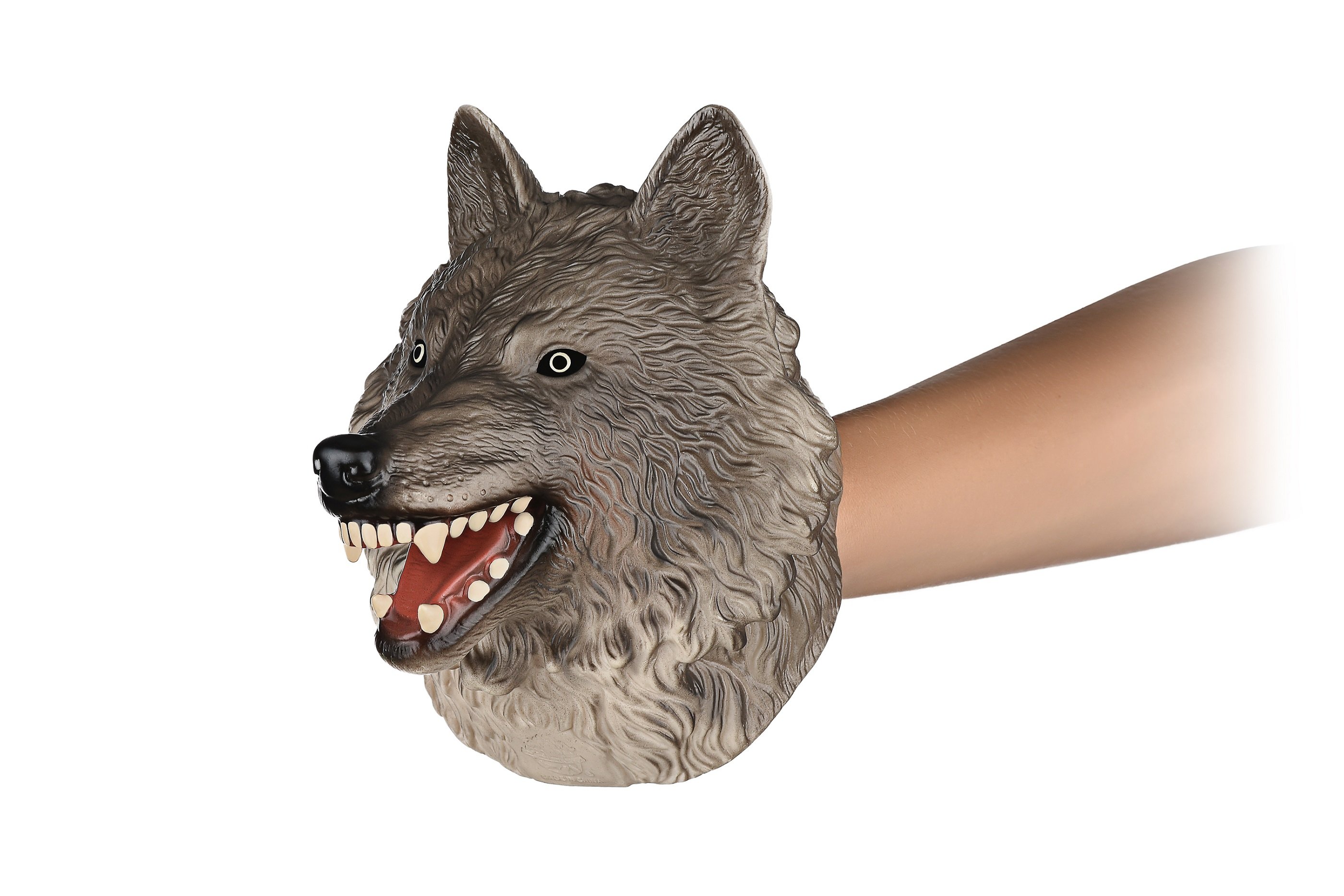 Волк серый кукла-перчатка