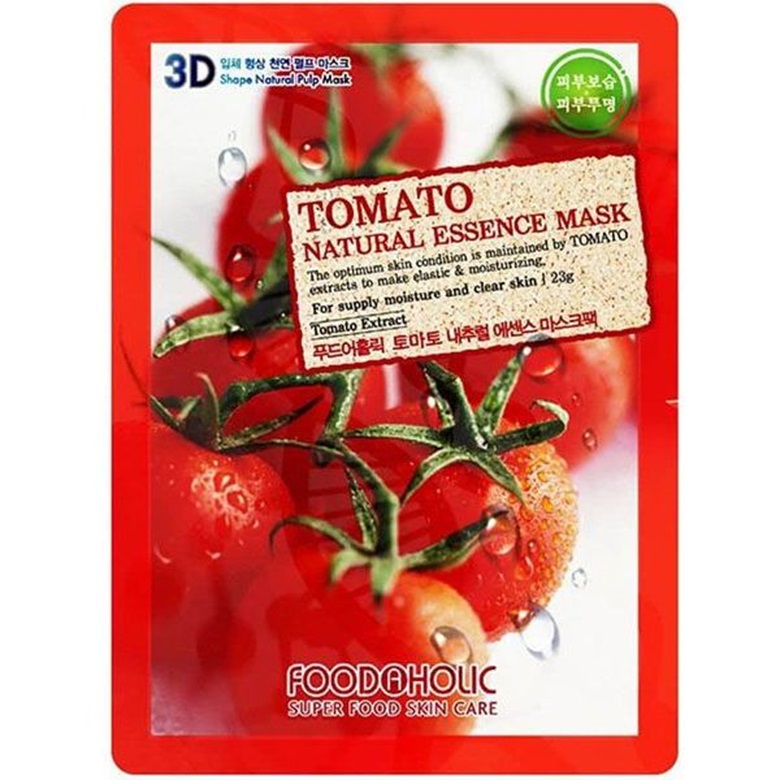 Тканевая 3D-маска для лица Food A Holic Natural Essence Mask Tomato, 23 г - фото 1