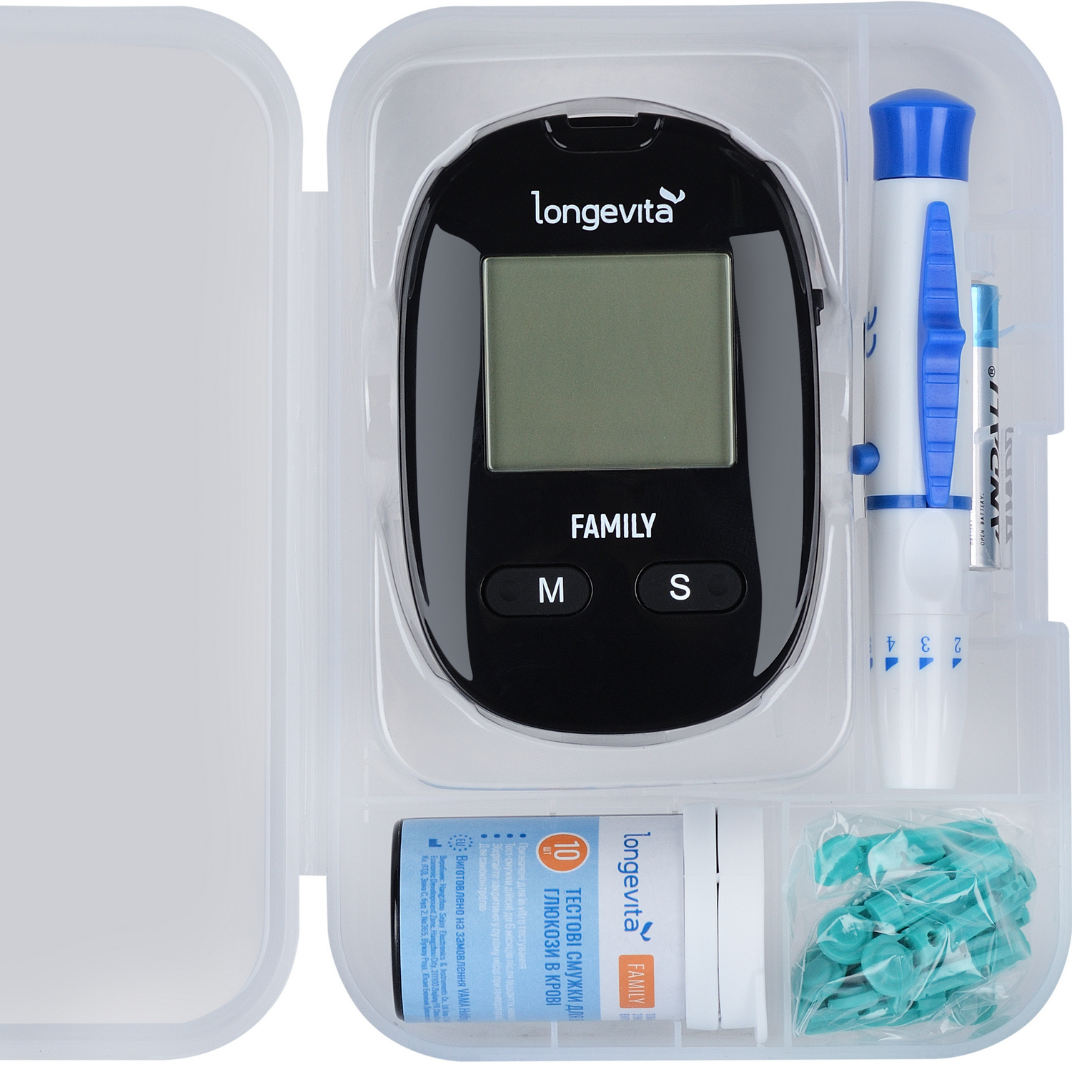 Глюкометр Longevita Family Система для вимірювання глюкози в крові (BG709) - фото 6