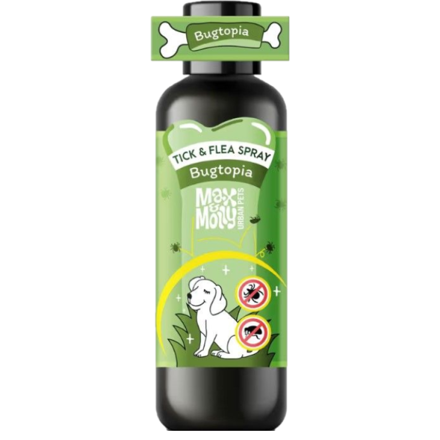 Средство для собак от блох и клещей Max & Molly Tick & Flea Repeller Bugtopia Spray 100 мл - фото 1