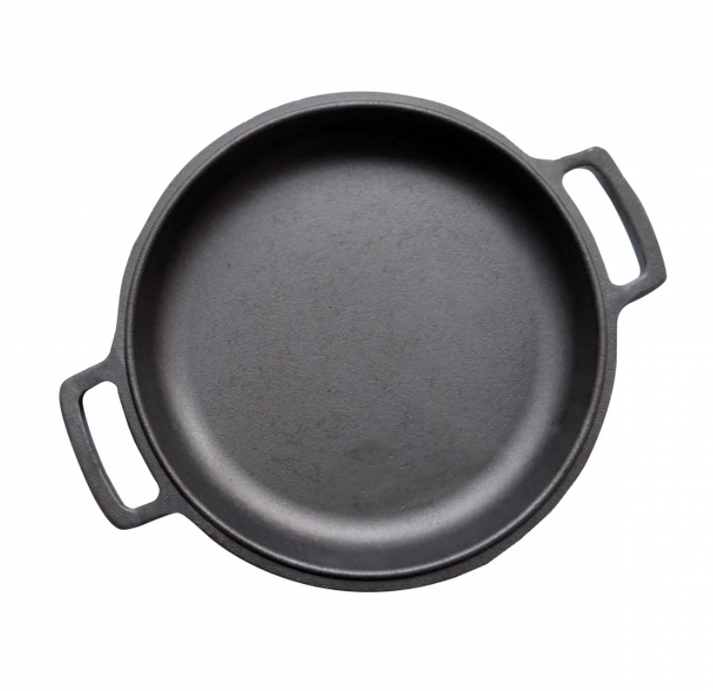 Каструля Brizoll чавунна з кришкою-сковородою, 6 л (P-6L-2) - фото 3