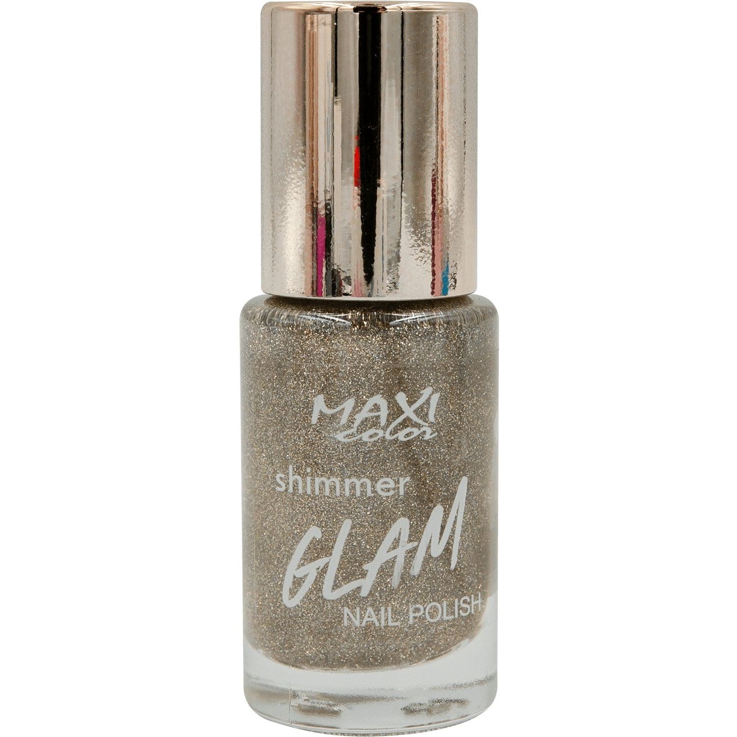 Лак для нігтів Maxi Color Shimmer Glam відтінок 01, 10 мл - фото 1