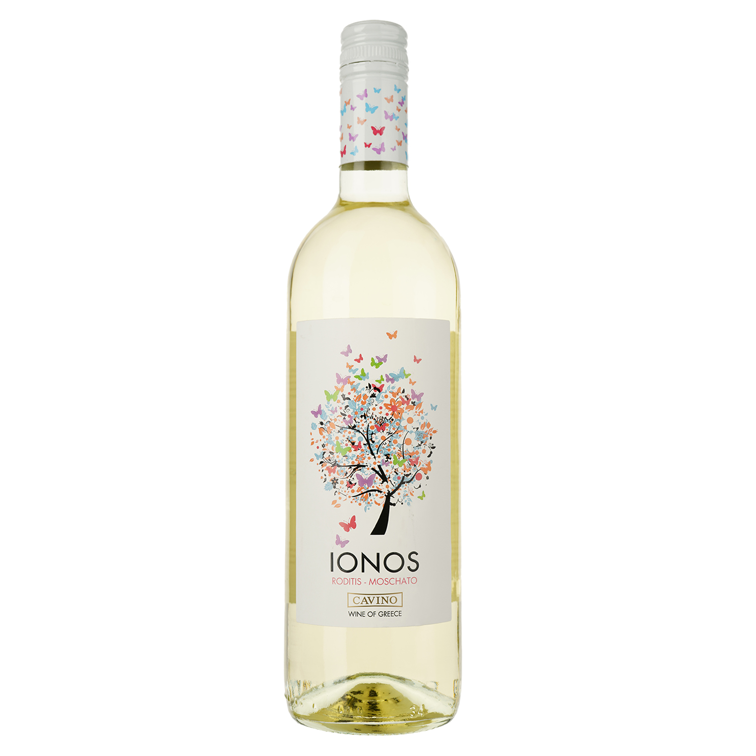 Вино Cavino Ionos, белое, сухое, 11,5%, 0,75 л (8000017860550) - фото 1