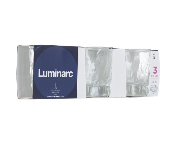 Набір чарок Luminarc Айсі, 3 шт. (6191613) - фото 3