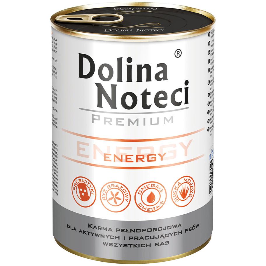 Вологий корм Dolina Noteci Premium Energy для активних та робочих собак, 400 гр - фото 1