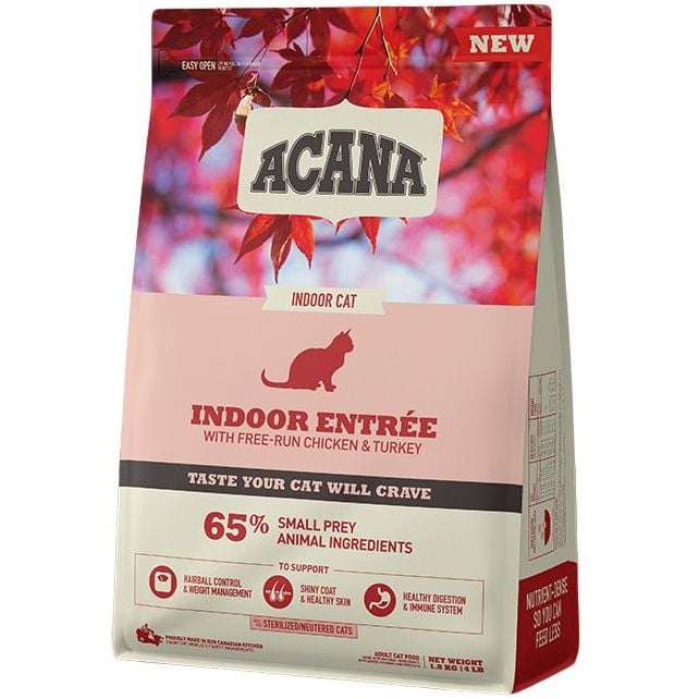 Сухой корм для домашних кошек Acana Indoor Entree Cat, 1.8 кг - фото 2