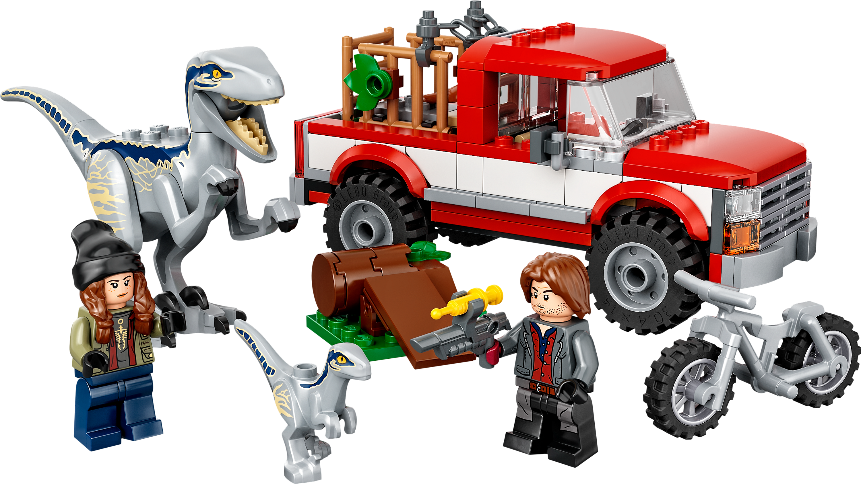 Конструктор LEGO Jurassic World Захват синего и бета-велоцираптора, 181 деталей (76946) - фото 2