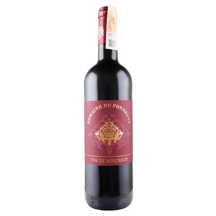 Вино Domaine de Fonneuve Bordeaux red, 12%, 0,75 л (881593) - фото 1