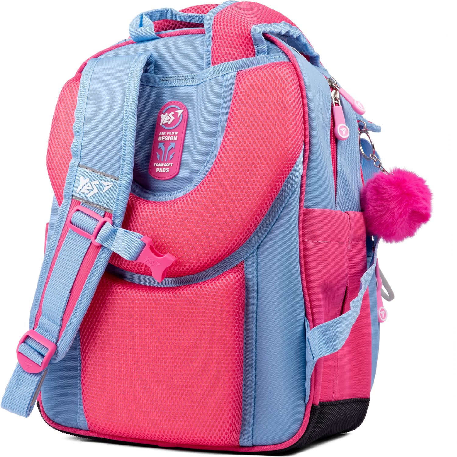 Рюкзак Yes S-91 Girls style, сиреневый с розовым (553642) - фото 4