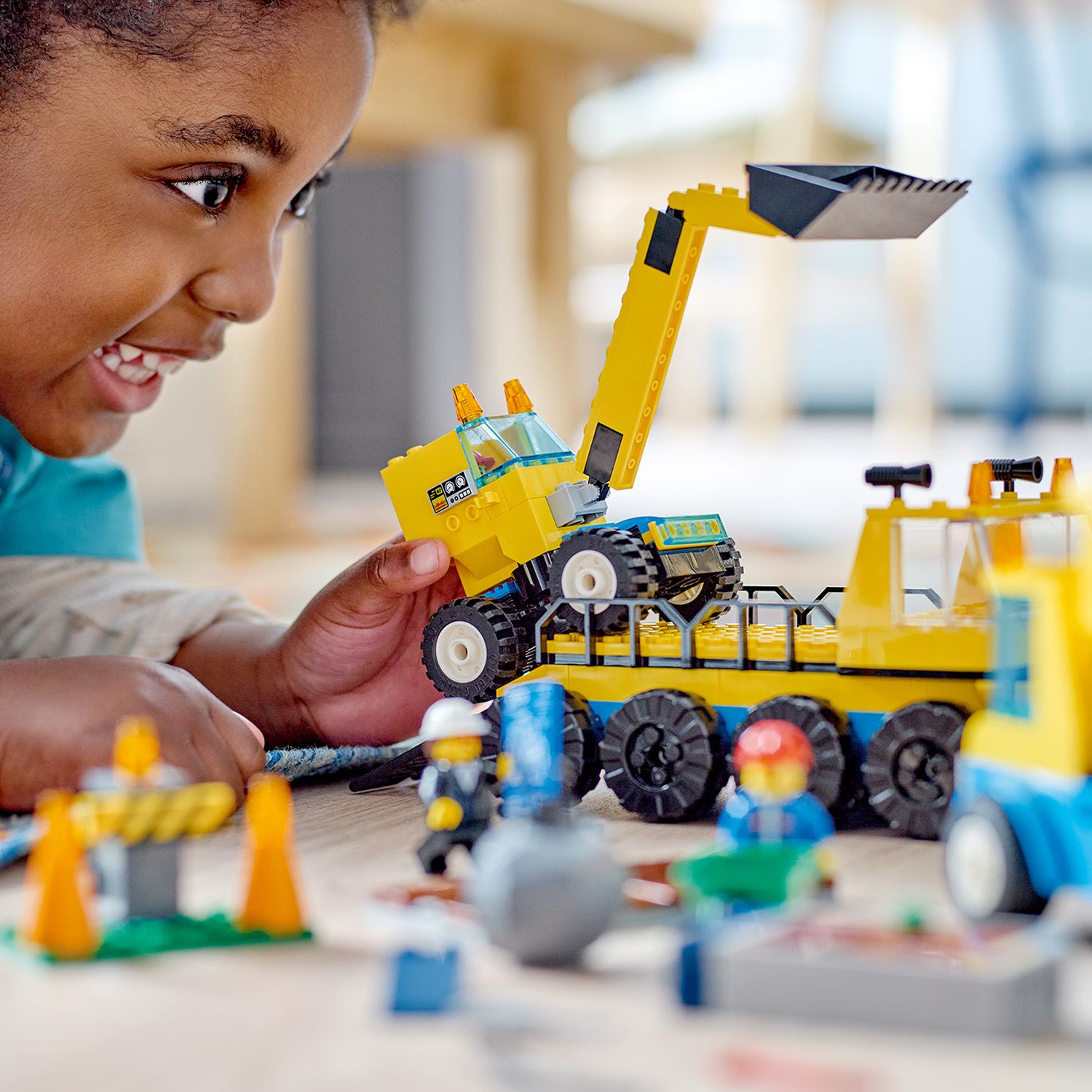 Конструктор LEGO City Строительный грузовик и шаровидный кран-таран., 235 деталей (60391) - фото 3