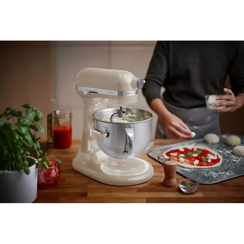 Планетарний міксер KitchenAid Artisan з підйомною чашею 5.6 л кремовий (5KSM60SPXEAC) - фото 13